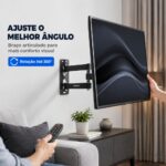 Suporte Articulado Para TV Exbom 26 a 55" Universal P/ Parede Até 360° - SPTV-E330 - Imagem 4