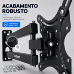 Suporte Articulado Para TV Exbom 26 a 55" Universal P/ Parede Até 360° - SPTV-E330 - Imagem 8
