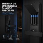 Fechadura Inteligente 4 em 1 Digital Cartão Senha - MM-ZNS - Imagem 5