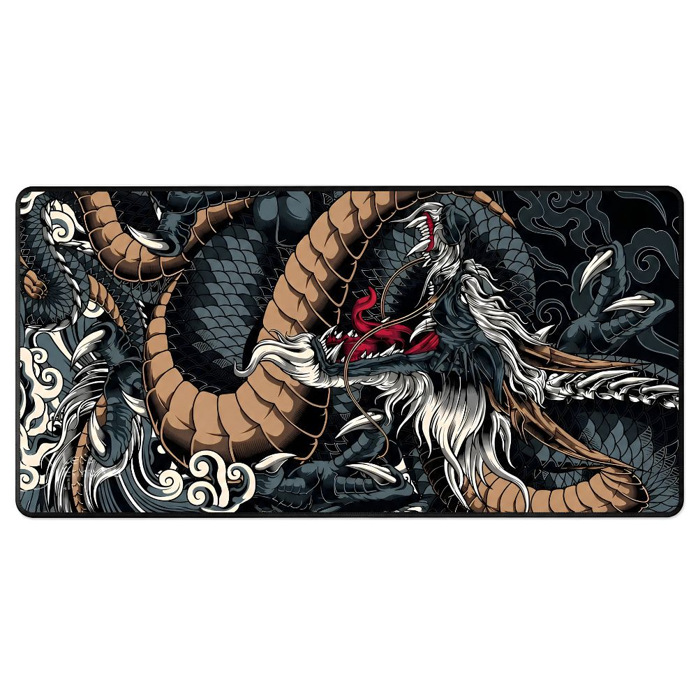 19cefab4f6784a8cb10a9d45993317a9.jpg Mousepad Gamer Exbom Dragão Extragrande 70x35cm Antiderrapante Dobrável - MP-7035C51 - Imagem 1