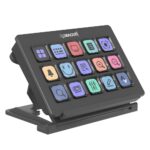 Teclado De Atalhos Redragon Stream Station 15 Teclas LCD USB-C Preto - SS-550