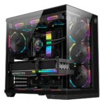Gabinete Gamer Kalkan Skye S/Fan S/Fonte Aquário ATX USB 3.0 Preto - KLK00041