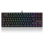 Teclado Mecânico Redragon Lakshmi  Rainbow USB Switch Black - K606R
