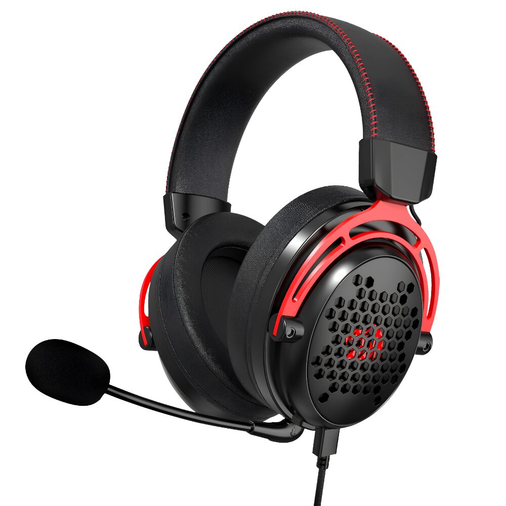 5159161024ef440b69a5206d4ffdaf8a.jpg Headset Gamer Redragon Diomedes USB 3.5mm Surround 7.1 Preto - H386 - Imagem 1