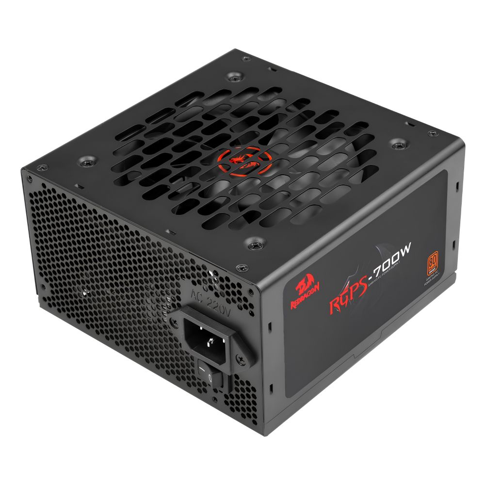 57c029bdd201c176a174a78658416e88.jpg Fonte Gamer Redragon RGPS 700W 80Plus Bronze ATX PFC - GC-PS026 - Imagem 1