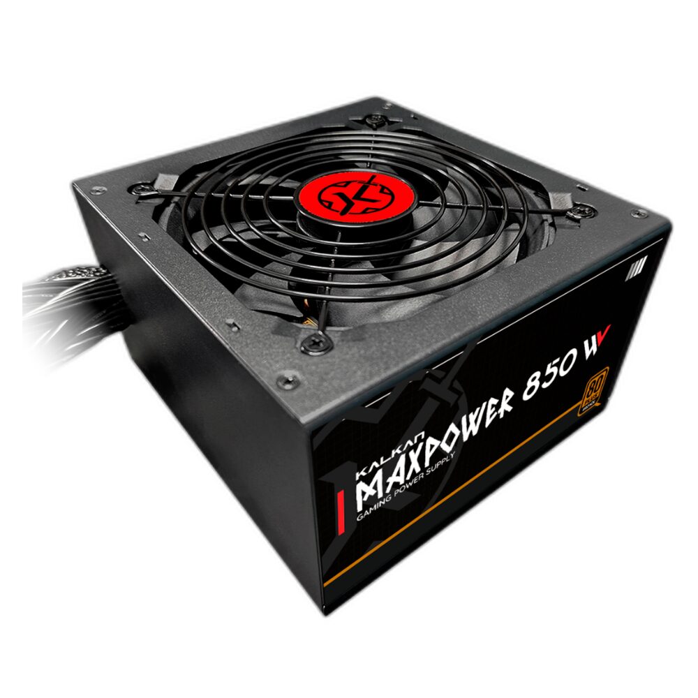 607108af52cc9e8c32504f692520708e.jpg Fonte Gamer Kalkan Maxpower 850W ATX 80 Plus Bronze ATX 3.1 12VHPWR Cabos Flat Preto - Imagem 1