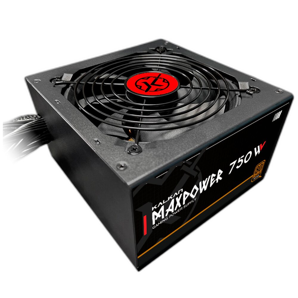 dfa10d1d0ba1063efe39aa7b7da5fd80.jpg Fonte Gamer Kalkan Maxpower 750W ATX 80 Plus Bronze Cabos Flat Preto - Imagem 1