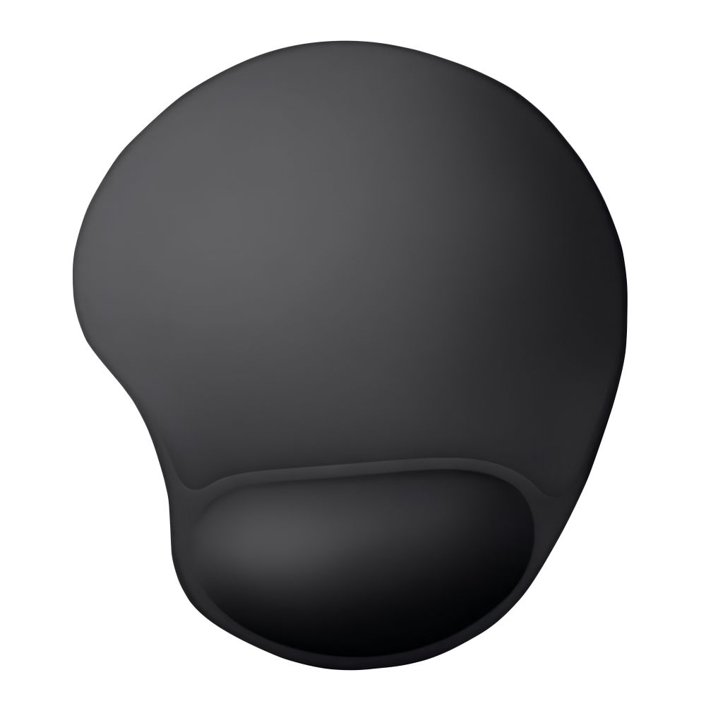 ec53631b5810a45752a500005f98e3ab.jpg Mousepad Office Trust BigFoot P Apoio De Pulso Gel Ergonômico Antiderrapante Preto - 16977-06 - Imagem 1