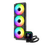 Water Cooler Round5 Boreah Black 360mm 2600 RPM Display ARGB