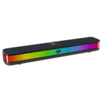 Caixa De Som Soundbar Gamer Redragon Neo RGB USB-C Duplos 2x5W RMS Com Roda de Volume Preto - GS515 - Imagem 3