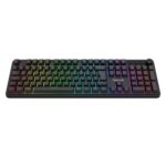 Teclado Gamer Membrana Redragon RM104 Volcano ARGB Sem Fio Tri-Mode USB 2.4GHz Bluetooth USB-C Full Size Preto - K526-WL - Imagem 4