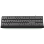 Teclado Office Philips Membrana SPK6238 Full Size USB-A Plug And Play ABNT2 Preto - Imagem 3