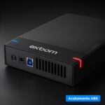 Case Gaveta Hd 3.5 Usb 3.0 Exbom Sata III Até 10tb Com Fonte Bivolt CGHD-G35 - Imagem 2