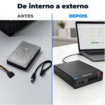 Case Gaveta Hd 3.5 Usb 3.0 Exbom Sata III Até 10tb Com Fonte Bivolt CGHD-G35 - Imagem 8