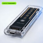 Case SSD M.2 NVMe USB-C 10 Gbps Transparente Snaker - Imagem 7