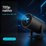 Projetor Portátil a'Gold 720p Wi-Fi Suporte 4K HDMI USB Até 130" Preto - PGT-HY330 - Imagem 4