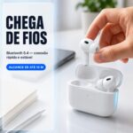Fone De Ouvido Sem Fio Bluetooth a'Gold C/Sensor E Toque Assistente Branco - FN-BR3 - Imagem 2