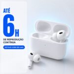 Fone De Ouvido Sem Fio Bluetooth a'Gold C/Sensor E Toque Assistente Branco - FN-BR3 - Imagem 4