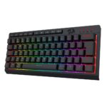 Teclado Membrana Gamer Redragon Shiva 61 RGB Rollover 22 Teclas Preto - K522-RGB PT - Imagem 3