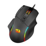 Mouse Gamer Redragon Viper RGB 24000DPI Switch Huano Blue Shell White Dot 10 Botões USB-C Preto - M925 - Imagem 3