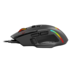 Mouse Gamer Redragon Viper RGB 24000DPI Switch Huano Blue Shell White Dot 10 Botões USB-C Preto - M925 - Imagem 6
