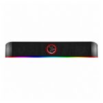 Soundbar Gamer Trust Throne RGB Stereo 2.0 USB e 3.5mm 40mm 12W Preto - GXT619