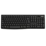 Teclado Membrana Logitech Office K270 Sem Fio Multimidia Preto - K270