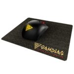 Kit Mouse E Mousepad Demeter E1 Gamdias LED 3200DPI 125Hz 6 Botões Preto