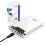 Case Gaveta HD SSD 2.5 USB 3.1 Tipo-C SATA III 10 Gbps 6 TB Transparente CGHD-40