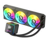 Water Cooler Redragon 360mm ARGB 2550RPM Display Magnético USB-C Preto - CCW-3017