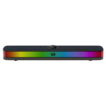 Caixa De Som Soundbar Gamer Redragon Neo RGB USB-C Duplos 2x5W RMS Com Roda de Volume Preto - GS515