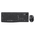 Kit Teclado e Mouse Office Redragon Membrana S/Fio USB 2.4GHz Full Size 4000DPI Preto - BS-7367-B