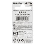 Bateria Botão LR44 Alcalina Toshiba C/2 Pilhas 1,5V - Imagem 2