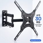 Suporte Para TV Articulado Multivisão 17-55 Preto - MI-755 - Imagem 2