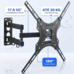 Suporte Para TV Articulado Multivisão 17-55 Preto - MI-755 - Imagem 4