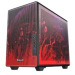 Gabinete Gamer Redragon Strafe Neo Infernal Dragon ATX Compacto S/Fan Mesh USB 3.0 Preto e Vermelho - CA-617B - Imagem 6