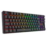 Teclado Gamer Redragon Kumara Elite Rainbow Switch Marrom TKL Tri-Mode USB-C/2.4GHz/Bluetooth - K552-KRS - Imagem 2