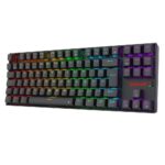 Teclado Gamer Redragon Kumara Elite Rainbow Switch Marrom TKL Tri-Mode USB-C/2.4GHz/Bluetooth - K552-KRS - Imagem 3