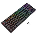 Teclado Gamer Redragon Kumara Elite Rainbow Switch Marrom TKL Tri-Mode USB-C/2.4GHz/Bluetooth - K552-KRS - Imagem 5