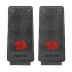 Caixa De Som Gamer Redragon Ranch Stereo 2.0 LED Red USB+3.5mm Controladora In-Line 6W RMS Preto - GS513 - Imagem 3