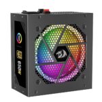 Fonte Gamer Redragon 650W ATX RGB Full Modular 80 Plus Gold Cabos Flat Preto - GC-PS013-1 - Imagem 4