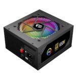 Fonte Gamer Redragon 650W ATX RGB Full Modular 80 Plus Gold Cabos Flat Preto - GC-PS013-1 - Imagem 6