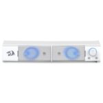 Caixa De Som Soundbar Redragon Orpheus GS550 LED Azul Estéreo 2.0 Branco - GS550W - Imagem 2