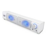 Caixa De Som Soundbar Redragon Orpheus GS550 LED Azul Estéreo 2.0 Branco - GS550W - Imagem 7