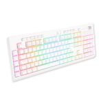 Teclado Óptico Gamer Redragon Brahma Pro RGB Switch Azul USB Branco - K586W - Imagem 5