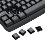 Kit Teclado e Mouse Office Redragon Membrana S/Fio USB 2.4GHz Full Size 4000DPI Preto - BS-7367-B - Imagem 6