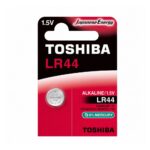 Bateria Botão LR44 Alcalina Toshiba 1 Pilha 1,5V