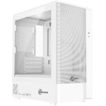 Gabinete Gamer Kalkan Avalon Pro V2 Micro ATX Mesh S/Fan USB 3.0 Branco - KLK00075 - Imagem 3