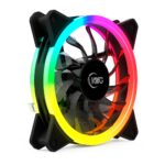 Cooler Fan KWG Gemini E1-1201 RGB 120mm 1500RPM Preto - Gemini E1-1201 - Imagem 2