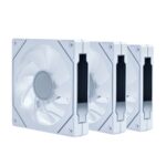Kit 3 Fans Round5 Aurora ARGB PWM 120mm Com Controladora Branco - FW-W-2218 - Imagem 3
